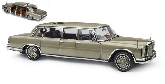MERCEDES 600 PULLMAN W100 SILVERGOLD 1:18 - CMC - CMC204