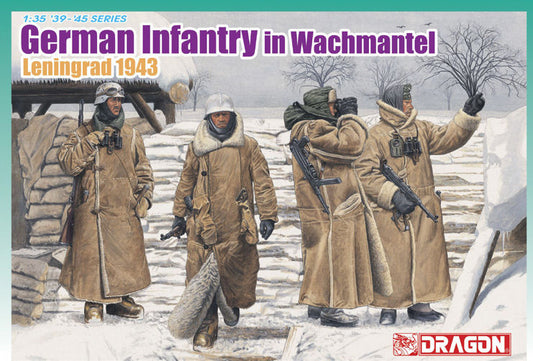 GERMAN INFANTRY IN WACHTMANTEL KIT 1:35 - Dragon - D6518