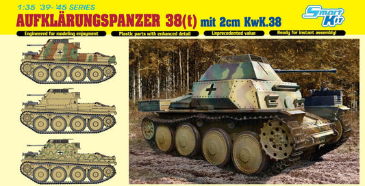 AUFKLARUNGSPANZER 38 (t) W/2 cm KWK38 KIT 1:35 - Dragon - D6890