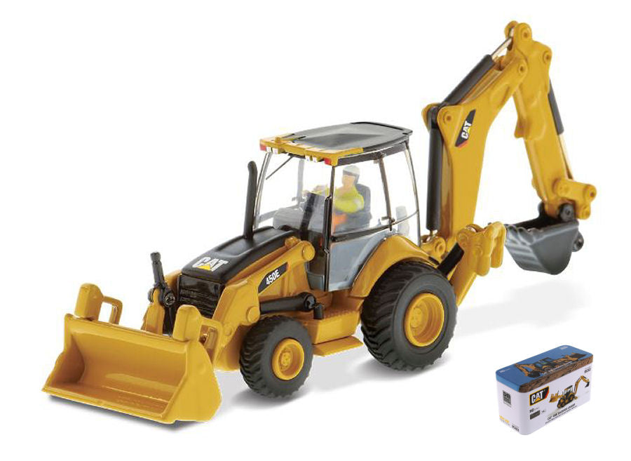 CAT 450E BACKHOE 1:87 - Diecast Master - DM85263