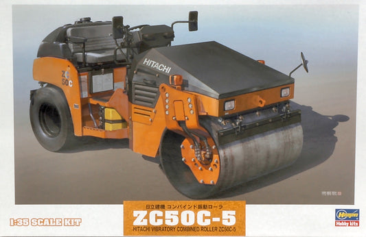 VIBRATORY COMBINED ROLL HITACHI ZC50C5 KIT 1:35 - Hasegawa - HA66002