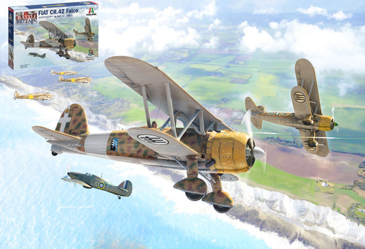 FIAT CR.42 FALCO BATTLE OF BRITAIN 80th ANNIVERSARY KIT 1:72 - Italeri - IT1437