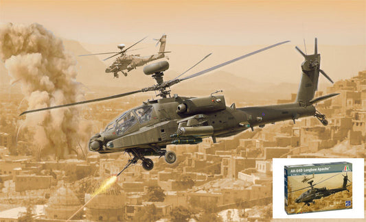 AH-64D LONGBOW APACHE KIT 1:48 - Italeri - IT2748
