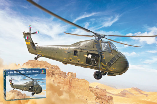 HUS-1 SEA HORSE/UH-34 D KIT 1:43 - Italeri - IT2776
