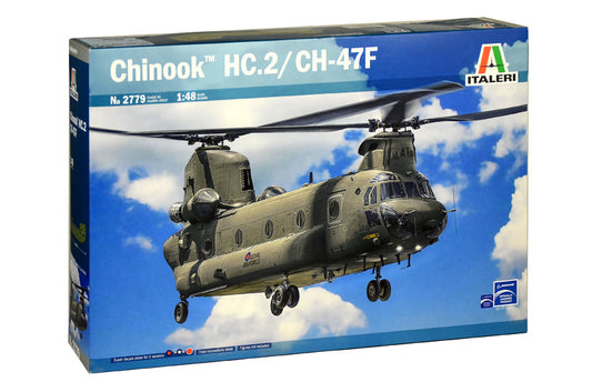CHINOOK HC.2 CH-47F KIT 1:48 - Italeri - IT2779