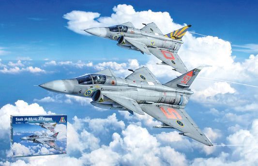 SAAB JA 37 JAKTVIGGEN KIT 1:48 - Italeri - IT2785