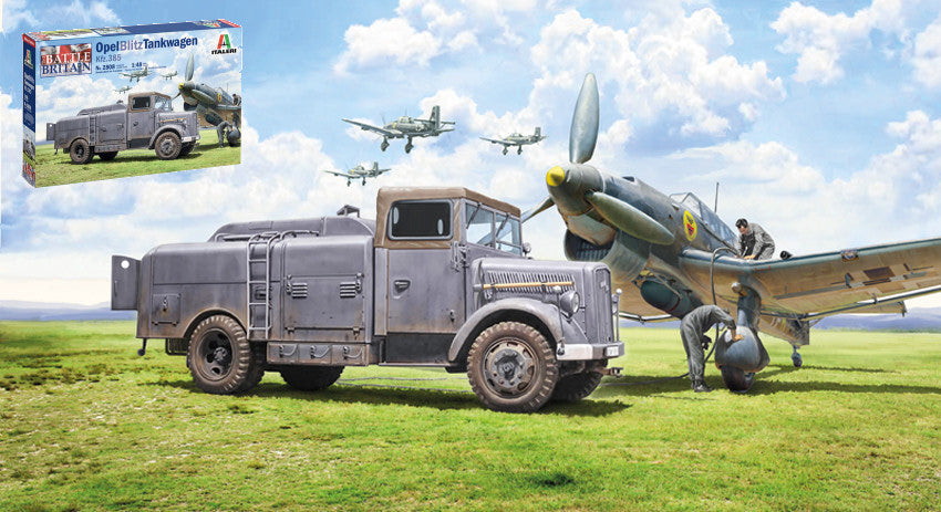 OPEL BLITZ TANKWAGEN KFZ.385 BATTLE OF BRITAIN 80th ANN.KIT 1:48 - Italeri - IT2808