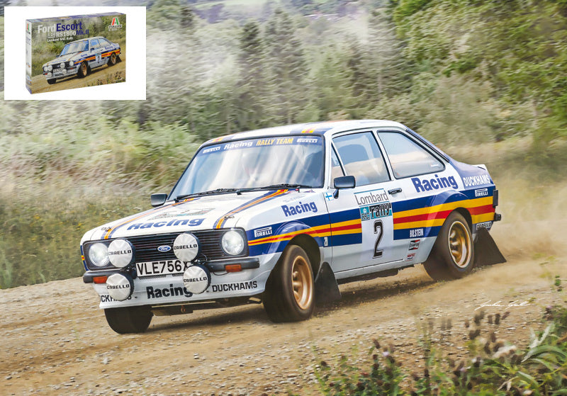 FORD ESCORT RS 1800 MKII N.2 2nd LOMBARD RAC RALLY 1981 VATANEN KIT 1:24 - Italeri - IT3650