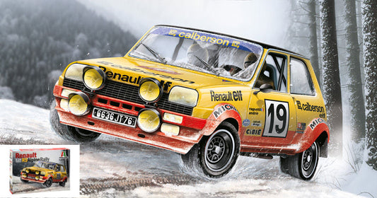 RENAULT R5 ALPINE RALLY N.19 & 12 MONTE CARLO 1978 KIT 1:24 - Italeri - IT3652