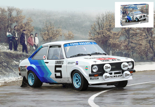 FORD ESCORT MKII N.5 MONTE CARLO 1979 KIT 1:24 - Italeri - IT3655