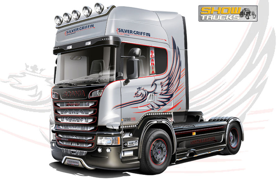 SCANIA R730 STREAMLINE 4x2 KIT 1:24 - Italeri - IT3906