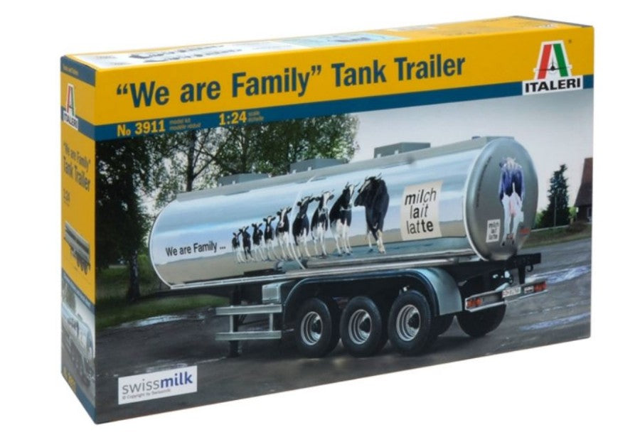 THE FAMILY TANK TRAILER KIT 1:24 - Italeri - IT3911