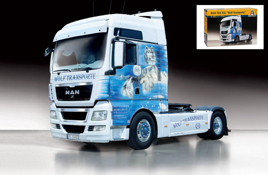 MAN TGX XXL "WOLF TRANSPORTER" KIT 1:24 - Italeri - IT3921