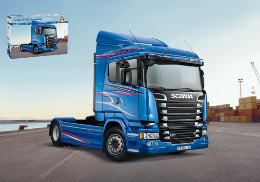 SCANIA R400 STREAMLINE FLAT ROOF KIT 1:24 - Italeri - IT3947