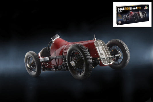 FIAT 806 GRAND PRIX P.BORDINO 1927 N.15 WINNER MONZA MILANO GP KIT 1:12 - Italeri - IT4702