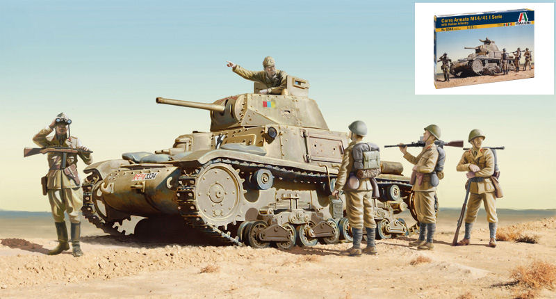 M14/41 WITH ITALIAN CREW KIT 1:35 - Italeri - IT6543