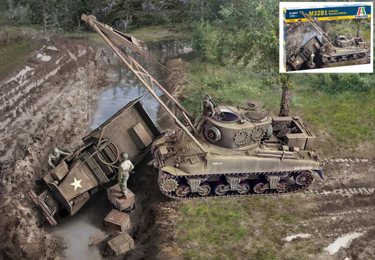 M32 B1 ARV (ARMOURED RECOVERY VEHICLE) KIT 1:35 - Italeri - IT6547