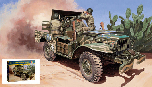 GUN MOTOR CARRIAGE 37 mm M6 KIT 1:35 - Italeri - IT6555
