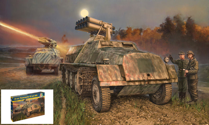 PANZERWERFER 42 15 cm AUF SWS KIT 1:35 - Italeri - IT6562