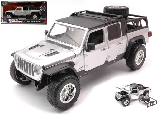 JEEP GLADIATOR FAST & FURIOUS 9 SILVER 1:24 - Jada Toys - JADA31984