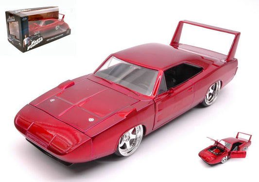 DOM'S DODGE CHARGER DAYTONA FAST & FURIOUS 7 METALLIC RED 1:24 - Jada Toys - JADA97060