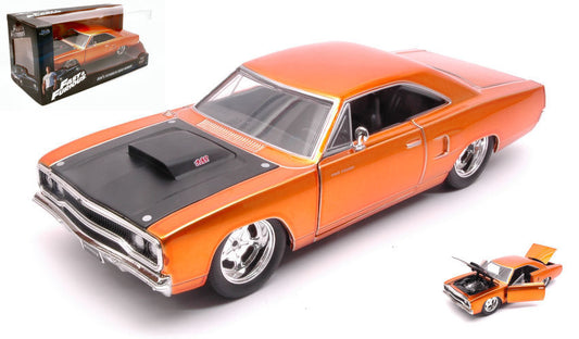 DOM'S PLYMOUTH ROAD RUNNER 1970 FAST & FURIOUS COPPER METALLIC 1:24 - Jada Toys - JADA97126