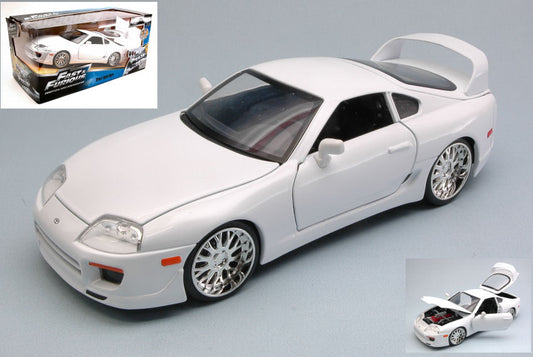 BRIAN'S TOYOTA SUPRA 1995 FAST & FURIOUS WHITE 1:24 - Jada Toys - JADA97375