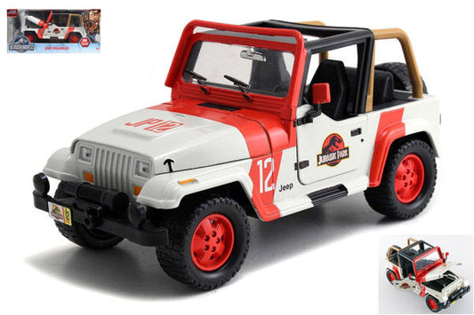 JEEP WRANGLER 1992 JURASSIC PARK 1:24 - Jada Toys - JADA97806