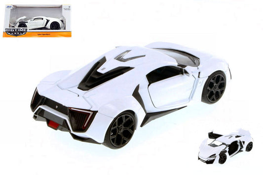 LYKAN HYPERSPORT 2013 GLOSS WHITE 1:24 - Jada Toys - JADA98028