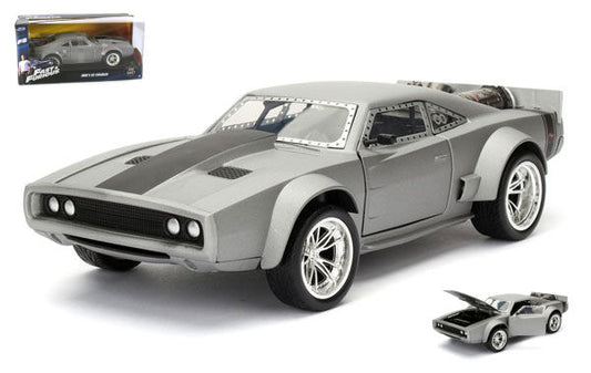 DOM'S ICE DODGE CHARGER R/T FAST & FURIOUS GREY 1:24 - Jada Toys - JADA98291