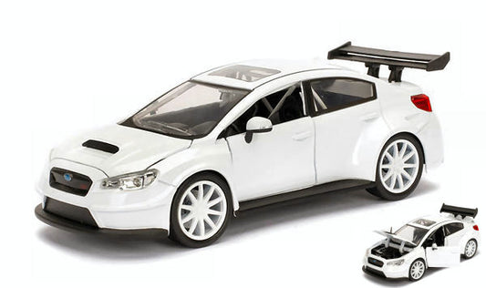 MR.LITTLE NOBODY S SUBARU WRX STi FAST & FURIOUS 8 WHITE 1:24 - Jada Toys - JADA98296