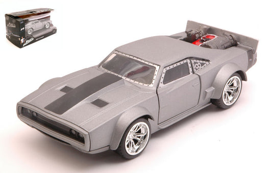 DOM'S ICE CHARGER FAST & FURIOUS MATT METALLIC GREY 1:32 - Jada Toys - JADA98299