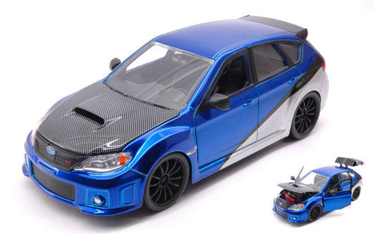 BRIAN'S SUBARU IMPREZA STi FAST & FURIOUS BLUE/SILVER 1:24 - Jada Toys - JADA99514