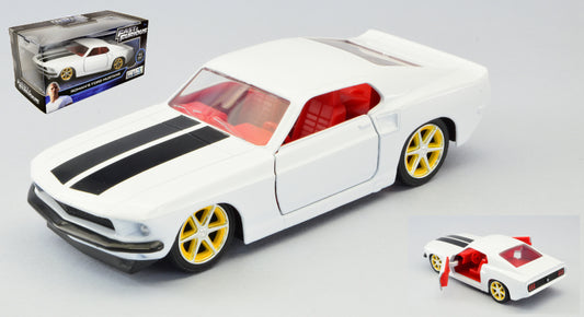 ROMAN'S FORD MUSTANG FAST & FURIOUS WHITE 1:32 - Jada Toys - JADA99517
