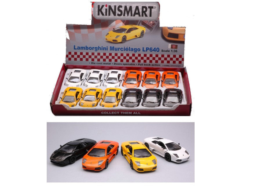 LAMBORGHINI MURCIELAGO LP640 2012 cm 12 - Kinsmart - KT5317D