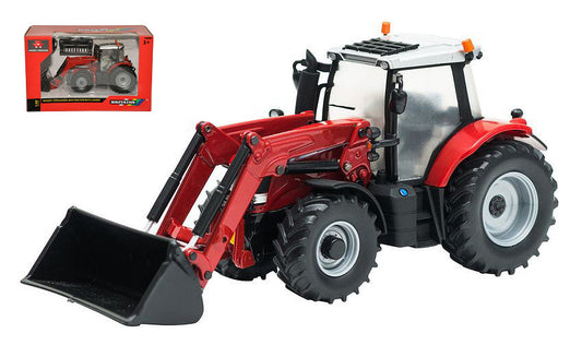 MASSEY FERGUSON 6616 TRACTOR WITH FRONT LOADER 1:32 - Britains - LC43082