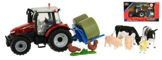 MASSEY FERGUSON 5612 TRACTOR PLAYSET 1:32 - Britains - LC43205
