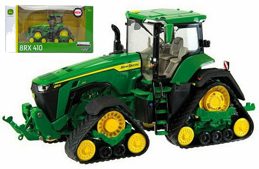 JOHN DEERE 8RX 410 CINGOLI TRIANGOLARI 1:32 - Britains - LC43249