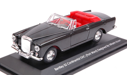 BENTLEY S2 CONVERTIBLE BLACK 1:43 - Lucky Die Cast - LDC43214BK