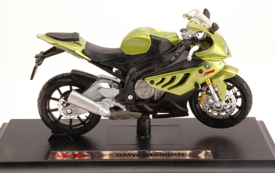 BMW S1000RR METALLIC GREEN 1:18 - Maisto - MI10032GR