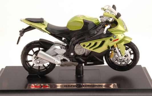BMW S1000RR METALLIC GREEN 1:18 - Maisto - MI10032GR