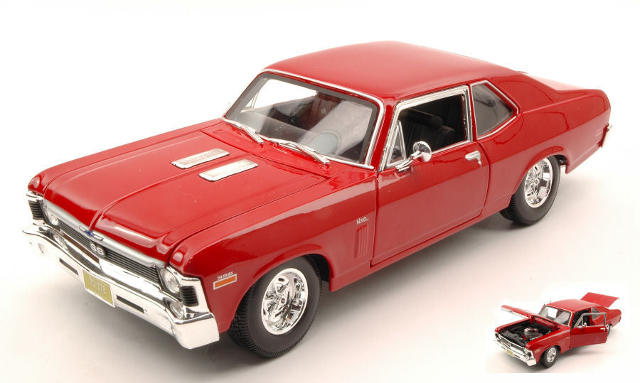 CHEVROLET NOVA SS COUPE' 1970 RED 1:18 - Maisto - MI31132R