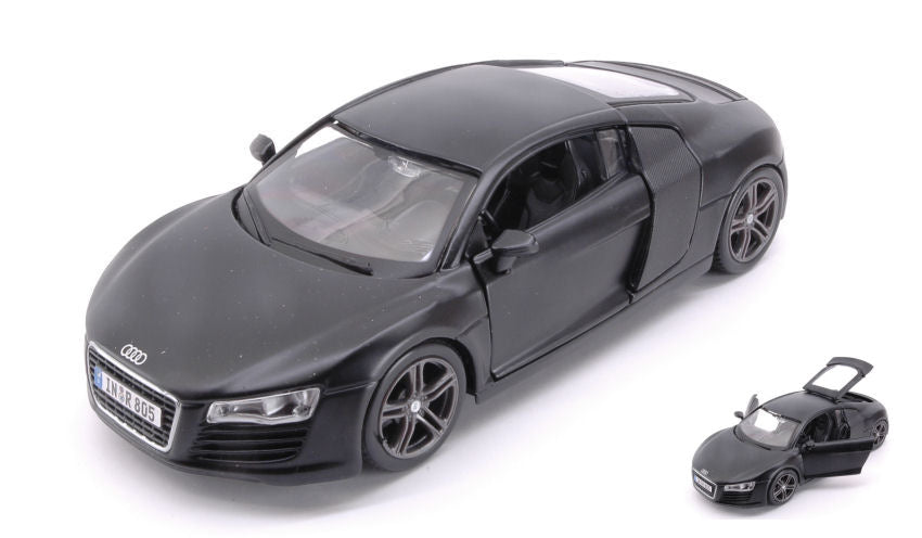 AUDI R8 DULL BLACK COLLECTION 1:24 - Maisto - MI31281Z