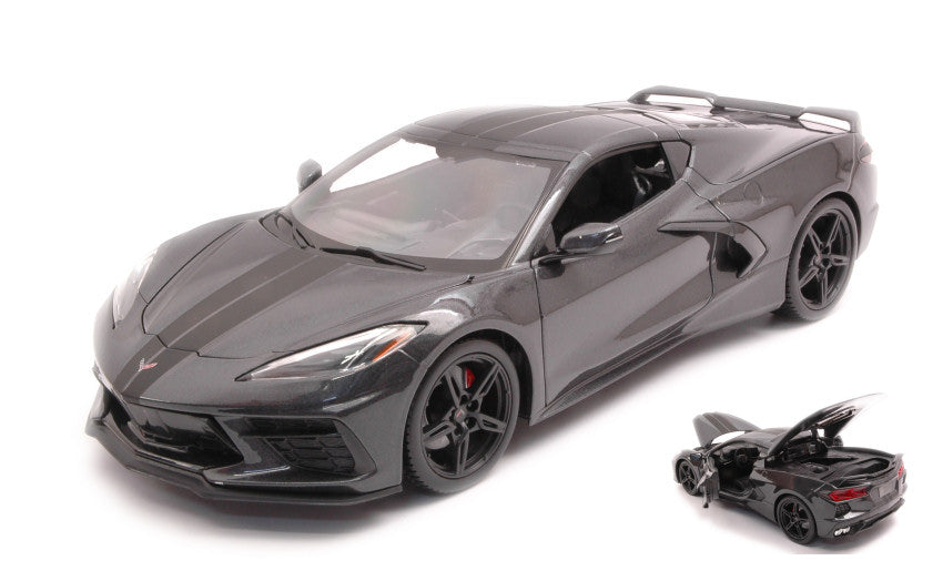 CHEVROLET CORVETTE STINGRAY 2020 GREY 1:18 - Maisto - MI31447G