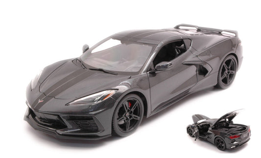 CHEVROLET CORVETTE STINGRAY 2020 GREY 1:18 - Maisto - MI31447G