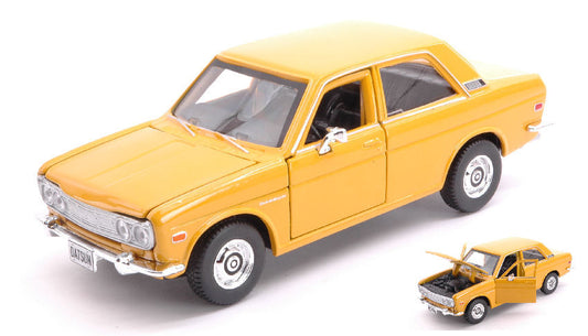 DATSUN 510 1971 YELLOW 1:24 - Maisto - MI31518Y
