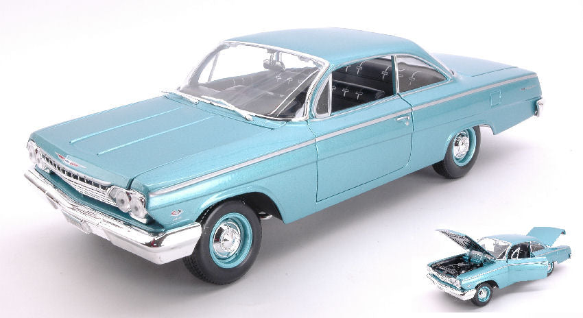 CHEVROLET BEL AIR 1962 BLUE 1:18 - Maisto - MI31641B