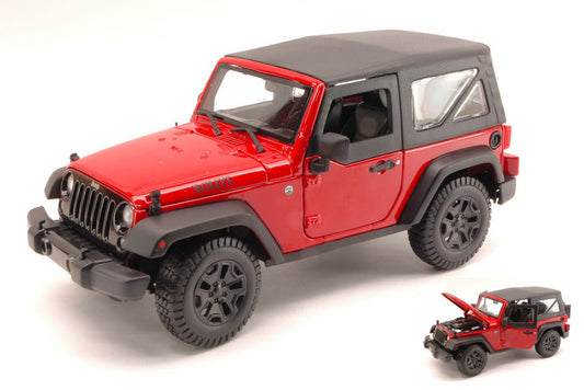 JEEP WRANGLER 2014 RED 1:18 - Maisto - MI31676R