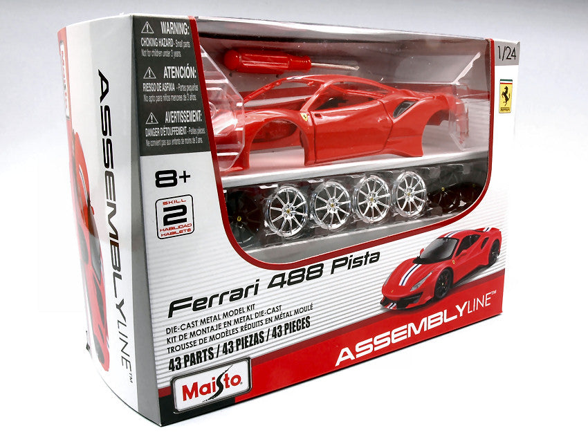 FERRARI 488 PISTA KIT 1:24 - Maisto - MI39135