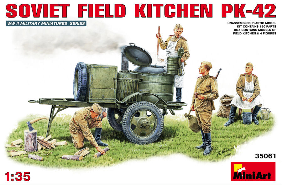 SOVIET FIELD KITCHEN KP-42 KIT 1:35 - Miniart - MIN35061